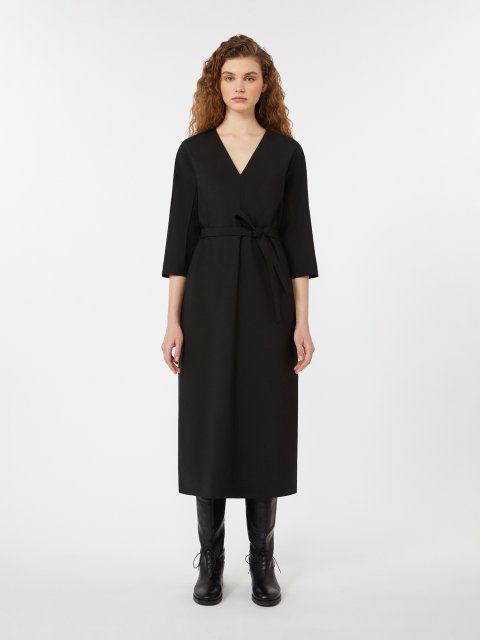 Чорна сукня WEEKEND MAX MARA з вовни: фото 4 - Invogue