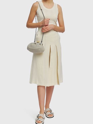 Кремовый топ WEEKEND MAX MARA: фото 1 - Invogue