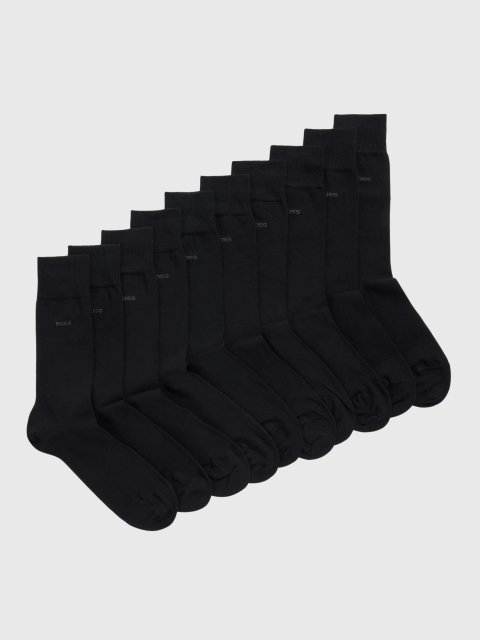 Чёрные носки BOSS: фото - Invogue