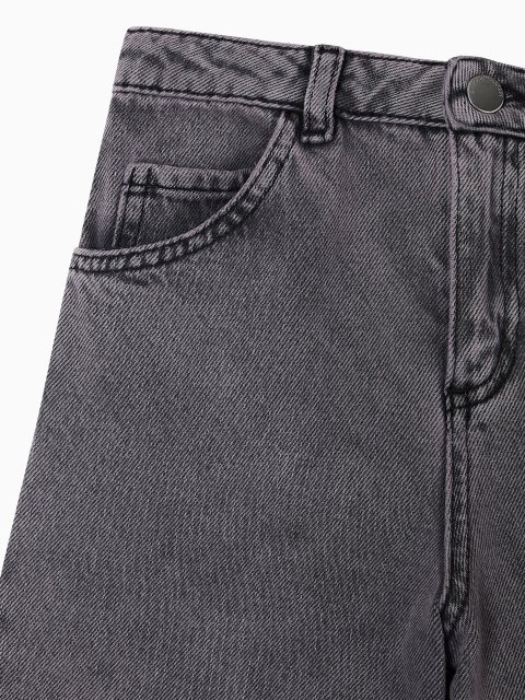 Чёрные джинсы EMPORIO ARMANI KIDS из хлопка: фото 3 - Invogue