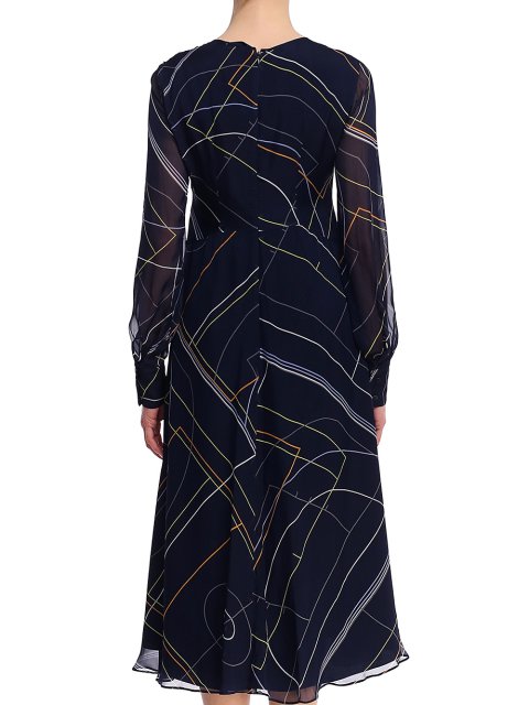 Синее платье SPORTMAX: фото 4 - Invogue