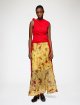 Спідниця з принтом shibori Ganni з органзи: фото 1 - Invogue
