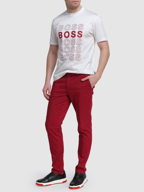 Червоні брюки BOSS : фото 1 - Invogue
