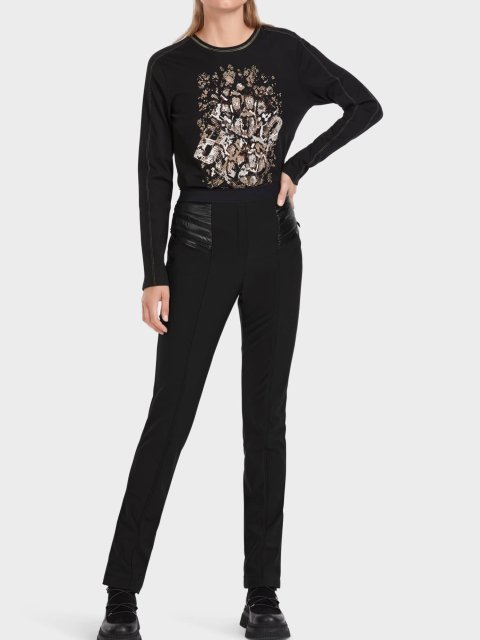 Чорні брюки MARC CAIN : фото 5 - Invogue