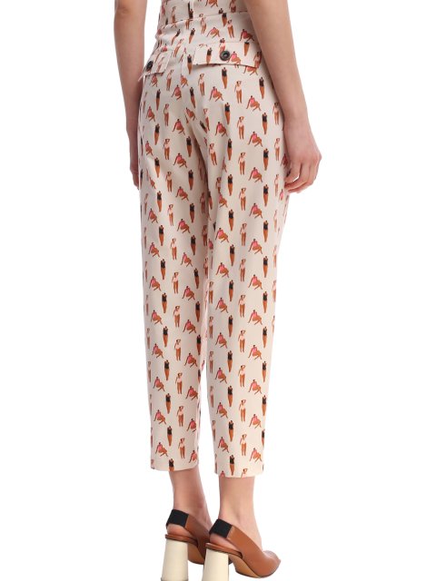 Молочные брюки MARELLA: фото 6 - Invogue