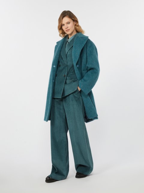 Зелений жакет WEEKEND MAX MARA оксамитовий: фото 1 - Invogue