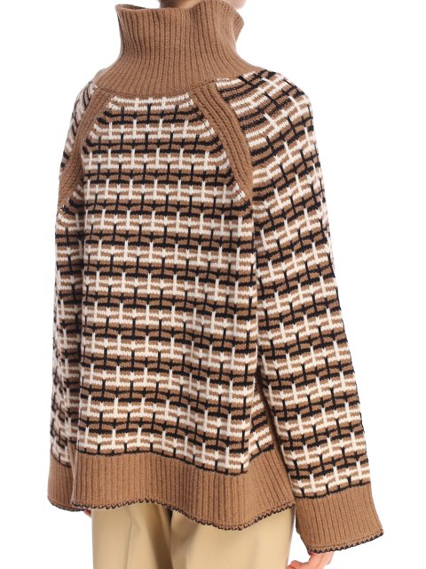 Коричневый свитер BY MALENE BIRGER: фото 4 - Invogue