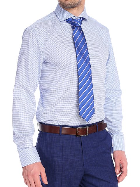 Темно-синя краватка BOSS : фото 3 - Invogue