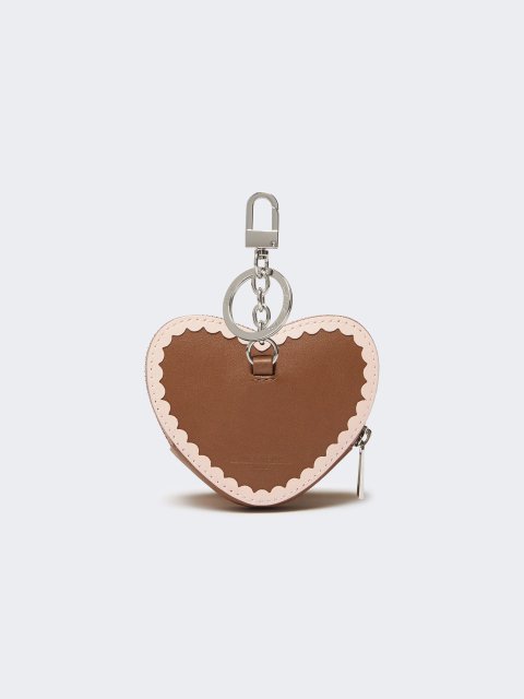 Коричневий брелок WEEKEND ACCESSORIES зі шкіри: фото 2 - Invogue