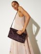 Фиолетовая сумка Max&Co из атласа: фото 2 - Invogue