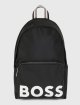 Чёрный рюкзак BOSS: фото - Invogue