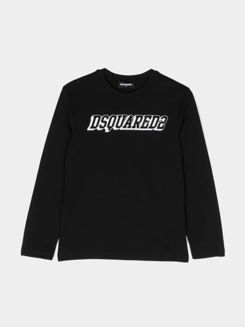 Чорний світшот DSQUARED KID : фото - Invogue