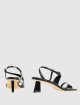 Чорні босоніжки SPORTMAX : фото 3 - Invogue
