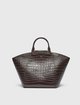 Коричневая сумка MAX MARA: фото - Invogue