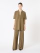 Світло-коричневі брюки MAX MARA з віскозної креп-пряжі: фото 1 - Invogue