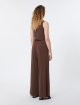 Шоколадний комбінезон Weekend Max Mara з віскози та еластану: фото 2 - Invogue