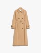 Темно-бежевий плащ WEEKEND MAX MARA з суміші вовни: фото - Invogue