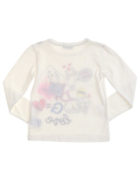 Белый джемпер DOLCE&GABBANA KIDS: фото 1 - Invogue