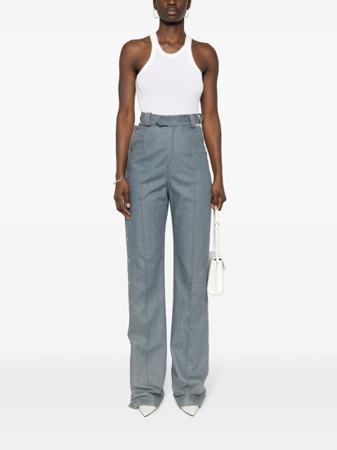 Білий топ Sportmax в рубчик: фото 1 - Invogue