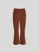 Коричневые брюки PERSONA: фото - Invogue