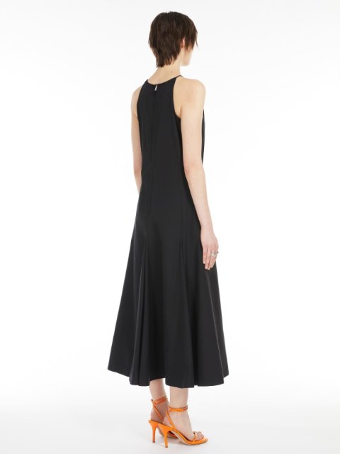 Чорна довга сукня SPORTMAX: фото 2 - Invogue
