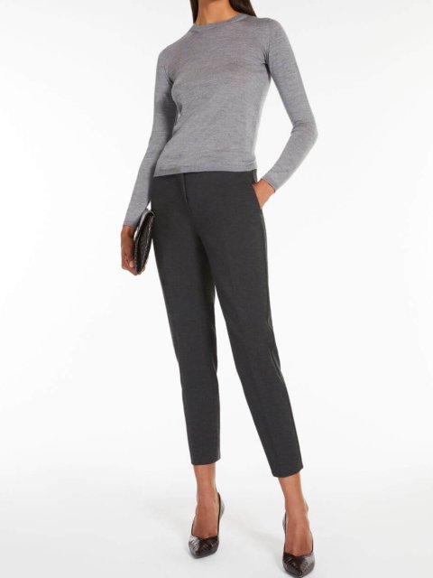 Темно-сірі брюки MAX MARA : фото 3 - Invogue