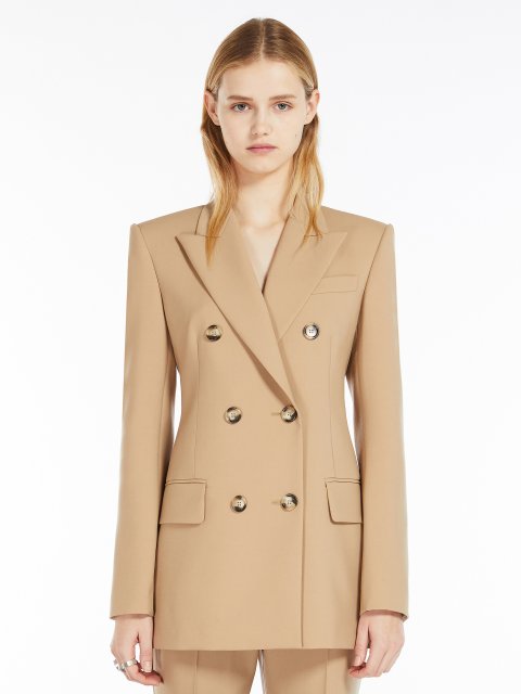 Бежевий жакет Sportmax з еластичної вовни: фото 1 - Invogue