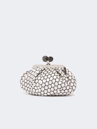 Чорна сумка Pasticcino Weekend Max Mara з льону та шовку: фото 2 - Invogue