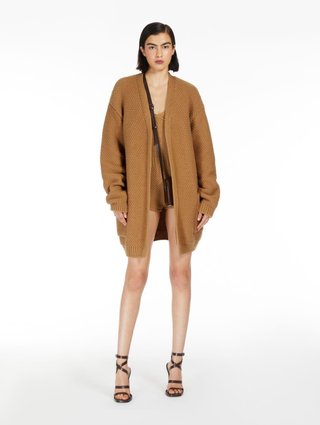 Коричневий кардиган Max Mara вільного крою: фото 4 - Invogue