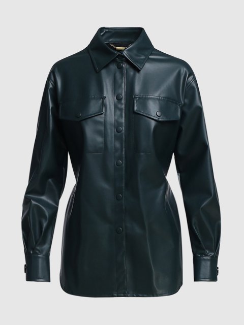 Зелёная рубашка MARC CAIN: фото - Invogue