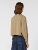 Бежева сорочка WEEKEND MAX MARA з щільного бавовняного попліну: фото 3 - Invogue