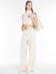 Брюки кольору айворі MAX MARA вільного крою: фото 5 - Invogue