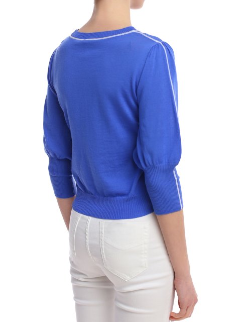 Синий свитер MARELLA: фото 3 - Invogue