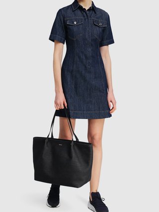 Синие сникерсы MAX MARA: фото 2 - Invogue