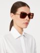 Червоні сонцезахисні окуляри MAX MARA квадратної форми: фото 1 - Invogue