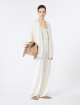Біла в'язана куртка MAX MARA з вовни та кашеміру: фото 1 - Invogue