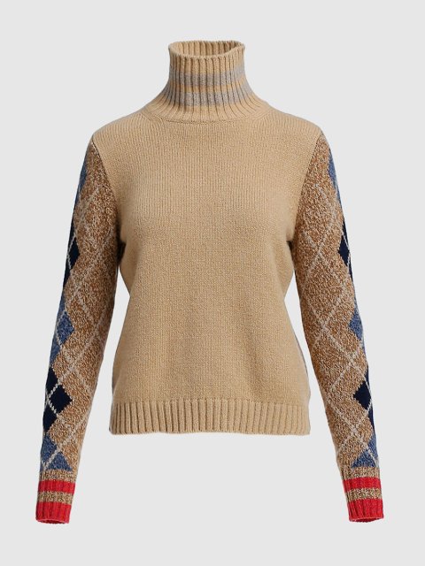 Кремовый свитер WEEKEND MAX MARA: фото - Invogue