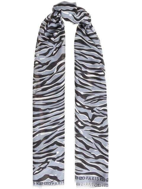 Сірий шарф KENZO : фото 2 - Invogue