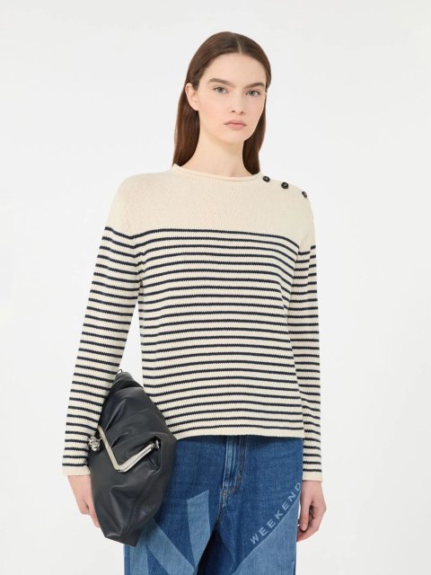Свитер WEEKEND MAX MARA из смеси хлопка: фото 4 - Invogue