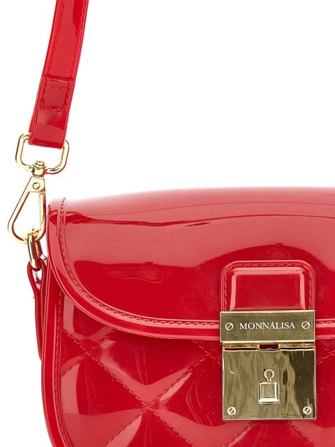 Красная сумка MONNALISA: фото 3 - Invogue