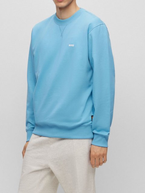 Синий свитшот BOSS: фото 1 - Invogue