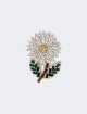 Брошка WEEKEND ACCESSORIES у формі квітки: фото - Invogue