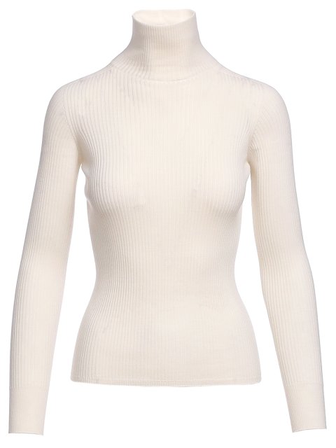 Молочный свитер SPORTMAX: фото - Invogue