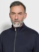 Темно-синяя кофта ZEGNA из шерсти: фото 4 - Invogue