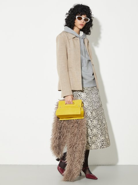 Бежевый жакет MAX&CO из вискозы и шерсти: фото 1 - Invogue