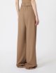 Светло-коричневые брюки MAX MARA из эластичной шерсти: фото 3 - Invogue
