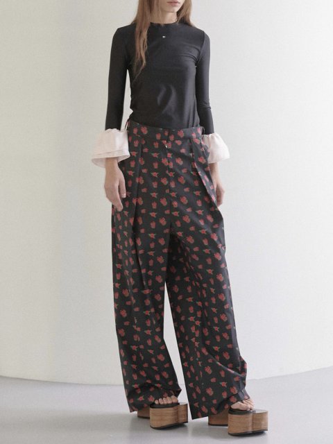 Чорні брюки PUSHBUTTON : фото 3 - Invogue