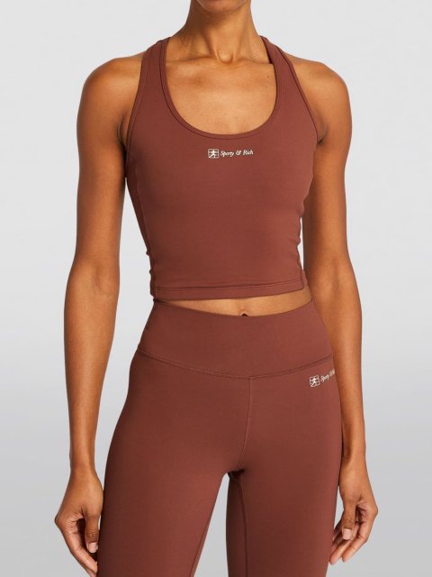 Бордовий топ SPORTY&RICH : фото 1 - Invogue