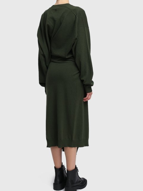 Зелёная юбка KENZO: фото 3 - Invogue