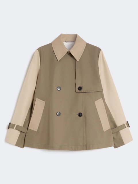 Гірчичний плащ WEEKEND MAX MARA укорочений: фото - Invogue